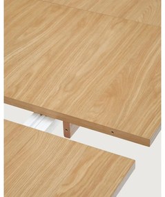 Rozkładany stół z dodatkowym blatem z blatem w dekorze dębu 95x200 cm Arlen – Kave Home