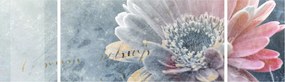 Obraz - Zimowy kwiat (170x50 cm)