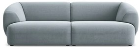 Jasnoniebieska aksamitna sofa 232 cm Moana – Makamii