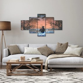 Obraz - Ilustracja przedstawiająca wojownika (125x70 cm)