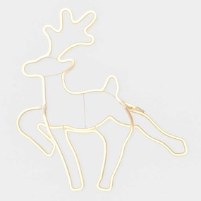 Dekoracja świąteczna LED, renifer, 54 x  59 cm