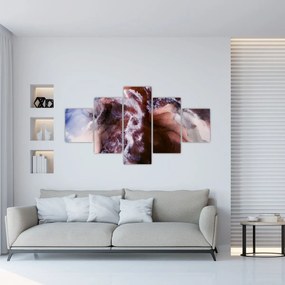 Obraz - Fioletowy marmur N⁰3 (125x70 cm)