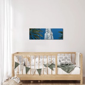 Obraz - Burdż Chalifa (z zegarem) (90x30 cm)