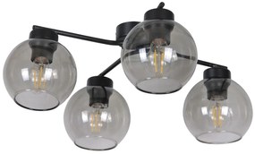 Industrialna lampa sufitowa z dymionymi kloszami - A797 Marvin