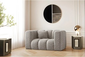 Fotel Grand, tkanina Haga, Jasnoszary