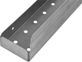 Ścienna półka łazienkowa ze stali nierdzewnej w kolorze srebra Olbi – noo.ma