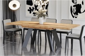 Stół rozkładany COMO 130(210)x80 dąb złoty craft