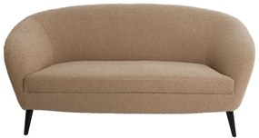 Jasnobrązowa sofa z materiału bouclé 160 cm Almond – Light &amp; Living