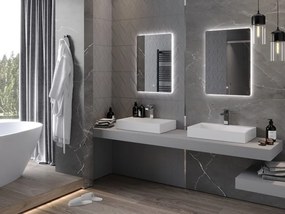 Mexen Sun lustro łazienkowe podświetlane 50 x 70 cm, LED 6000K, antypara - 9807-050-070-611-00