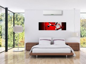 Obraz abstrakcji (170x50 cm)
