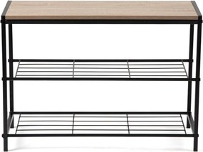 Czarna stalowa szafka na buty 63x44x30 cm Asten – Bonami Essentials