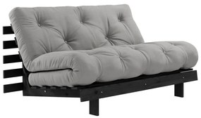 Szara rozkładana sofa 140 cm Roots Black Night – Karup Design