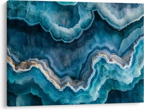 Obraz - Detal akwamarynu (70x50 cm)