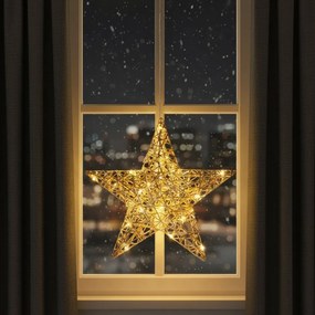 Dekoracja świąteczna, gwiazda z LED, 30 cm