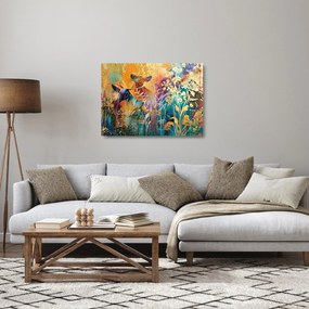 Obraz na szkle - Abstrakcyjny obraz natury (70x50 cm)