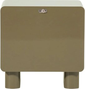 Zielona szafka nocna z połyskiem Lustra – WOOOD