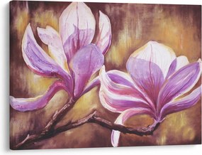 Obraz - Kwiaty magnolii (70x50 cm)