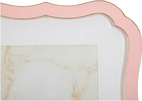 Jasnoróżowa metalowa/szklana ramka stojąca 17x22 cm Margot – Mauro Ferretti