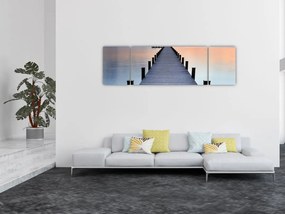 Obraz - Molo nad jeziorem Starnberger, Bavaria, Germany (170x50 cm)