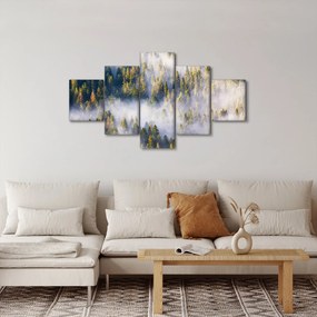 Obraz drzew we mgle (125x70 cm)