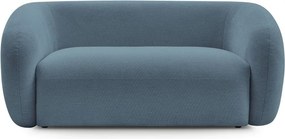 Niebieska sofa z tkaniny szenilowej 160 cm Celine – Bobochic Paris