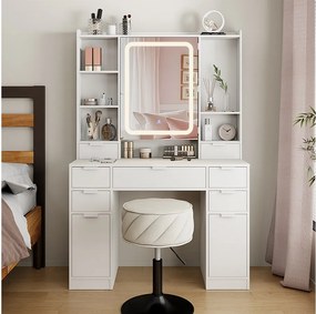 Toaletka biały 105x40x156 solea