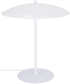 Biała lampa stołowa LED z metalowym kloszem (wysokość 41 cm) Lund – Candellux Lighting