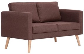 Dwuosobowa brązowa kanapa - Imex 2X
