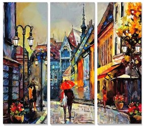 Obrazy zestaw 3 szt. 20x50 cm Street – Wallity