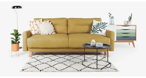 Żółta sofa rozkładana Bonami Selection Pop