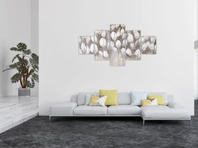 Obraz - Ułożone tulipany (125x70 cm)