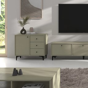 Komoda TORINO 84 cm do Salonu Sypialni Odcienie zieleni