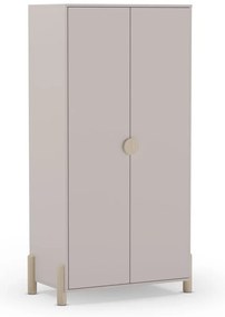 Kremowa szafa dziecięca z litego drewna sosnowego 93x180 cm Enola – Marckeric