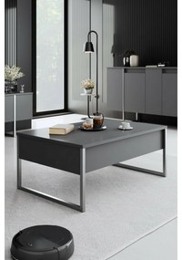 Stolik konferencyjny Luxe Anthracite and Silver