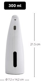 Spirella Bezdotykowy dozownik mydła Selma 300 ml, biały