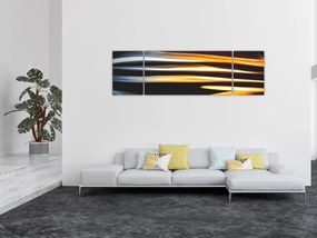 Czarny obraz (170x50 cm)