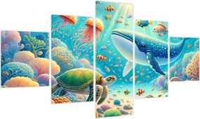 Obraz - Świat pod wodą (125x70 cm)
