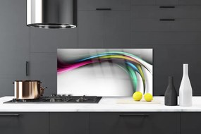 Panel Szklany do Kuchni Futurystyczna Wizja Przestrzeni