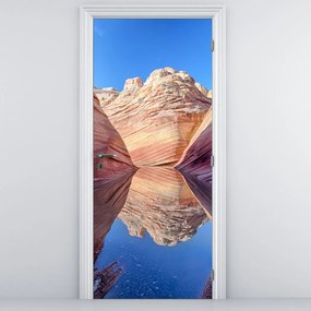 Tapeta na drzwi - fale Arizony (95x205cm)