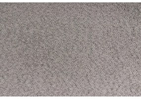 Szare tapicerowane łóżko dwuosobowe ze stelażem 140x200 cm Tina – Ropez
