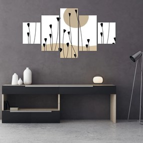 Obraz - Łąka graficzna N⁰2 (125x70 cm)