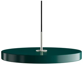 Ciemnozielona lampa wisząca LED z metalowym kloszem ø 43 cm Asteria Medium – UMAGE