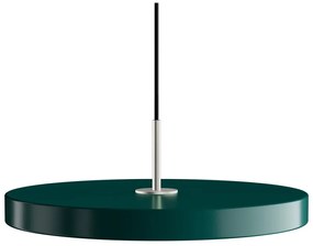 Ciemnozielona lampa wisząca LED z metalowym kloszem ø 43 cm Asteria Medium – UMAGE