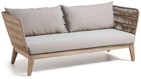 Beżowa sofa 3-osobowa Kave Home Bellano