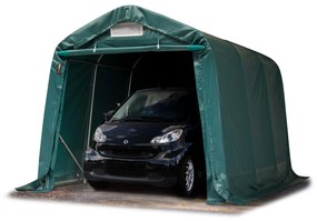 TOOLPORT 2,4x3,6m, Namiot garażowy, Plandeka PVC, ciemnozielony, bez statyki - (67835)