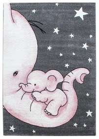 Różowo-szary dywan dziecięcy 80x150 cm Kids – Ayyildiz Carpets