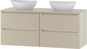 Kaszmirowy Zestaw do Łazienki 120cm Szafka Blat Umywalka Etna