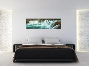 Obraz - Wodospady (170x50 cm)