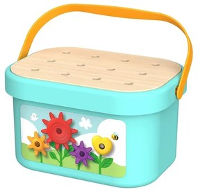 Tooky toy układanka montessori kołki w pudełku stosy nawlekanka