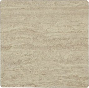 Okrągły stół jadalniany NELVO 90 cm, trawertyn/kaszmir
